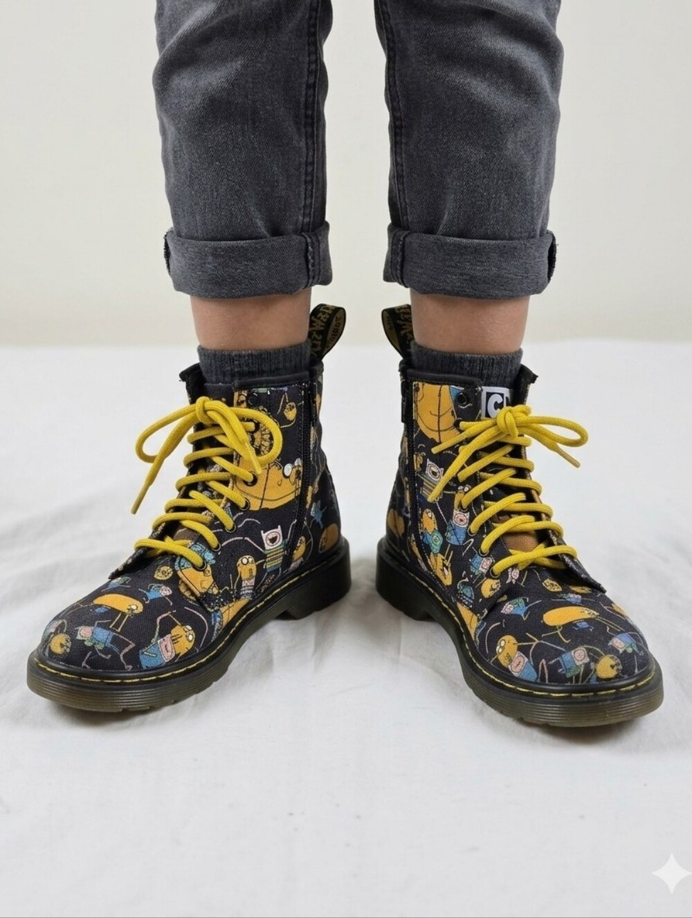 Dr. Martens Adventure Time Finn Jake Delaney Boots US Big Kid 2